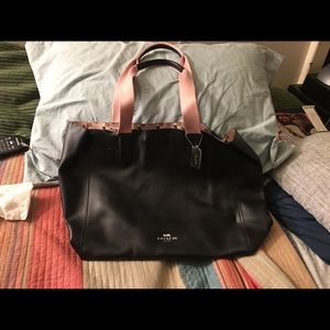 Black Coach Derby Tote